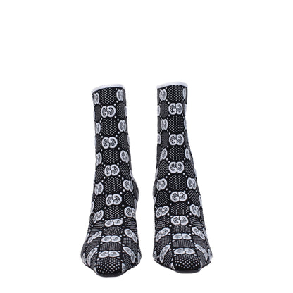 Gucci Stivaletti Stretch GG Pattern– Tacco 7 cm - Etoilux