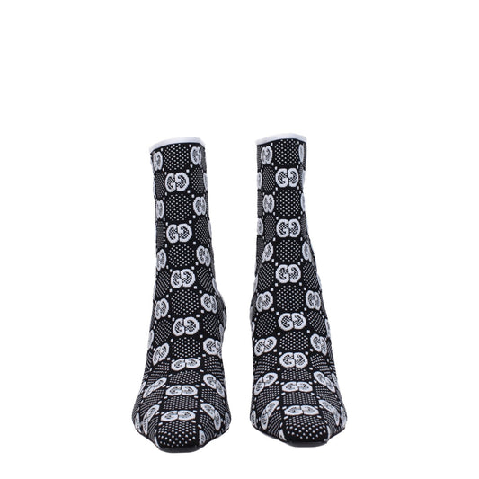 Gucci Stivaletti Stretch GG Pattern– Tacco 7 cm - Etoilux