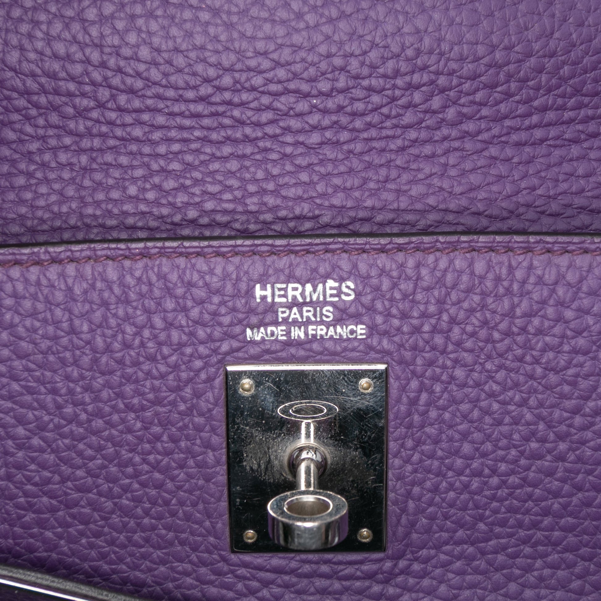 Hermès Kelly II 35 – Ultraviolet Togo (2012) - Etoilux