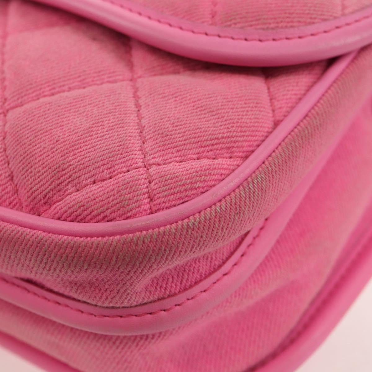 Chanel Small Flap Bag Denim Trapuntato Rosa – 20 cm - Etoilux