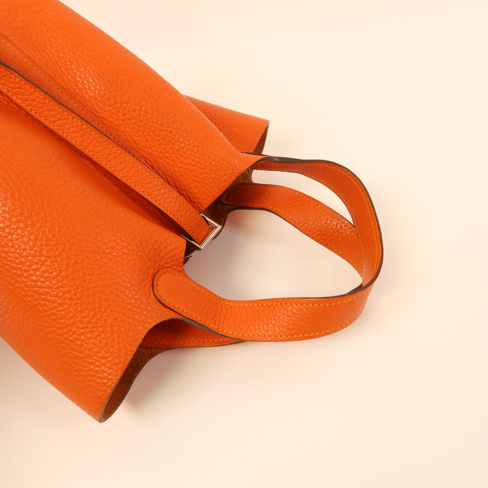 Hermès Picotin Lock 18 PM in Taurillon Clémence Feu – Palladio - Etoilux