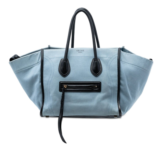 Céline Phantom Medium Denim Blu 2015 | Borsa Archivio Autentica – Etoilux