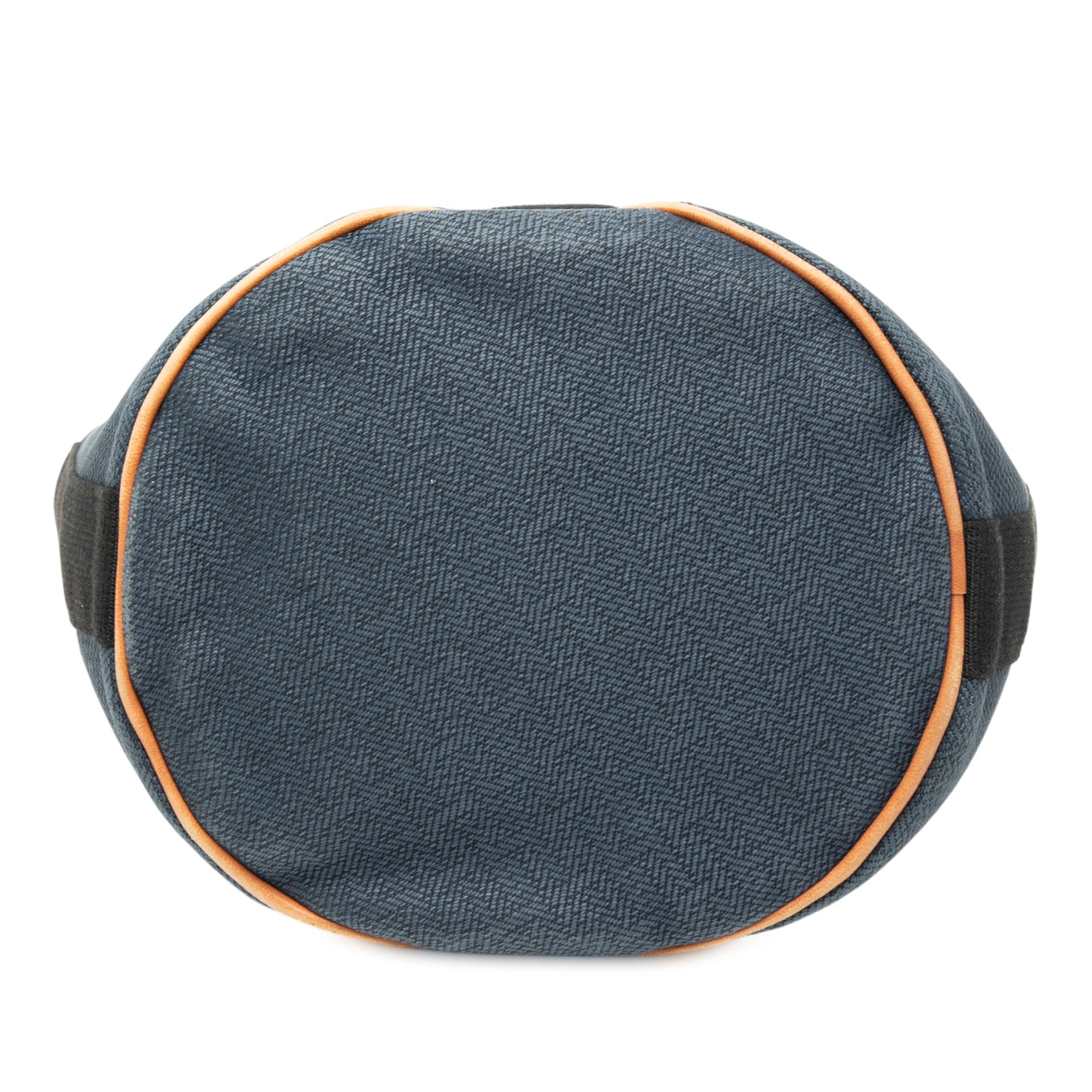 Hermès Saxo MM Tela Blu Marine — 26 cm - Etoilux