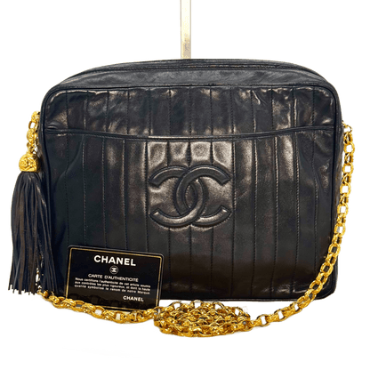 Chanel Mademoiselle Camera Bag – Agnello con logo CC