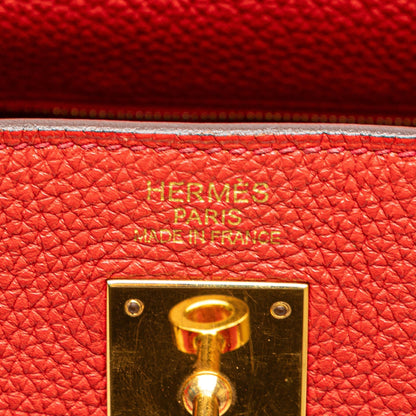 Hermès – Kelly II Retourne 35 – Pelle Togo – Hardware Oro - Etoilux