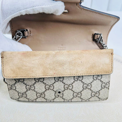 Gucci Dionysus Super Mini in tela GG Supreme – Khaki - Etoilux