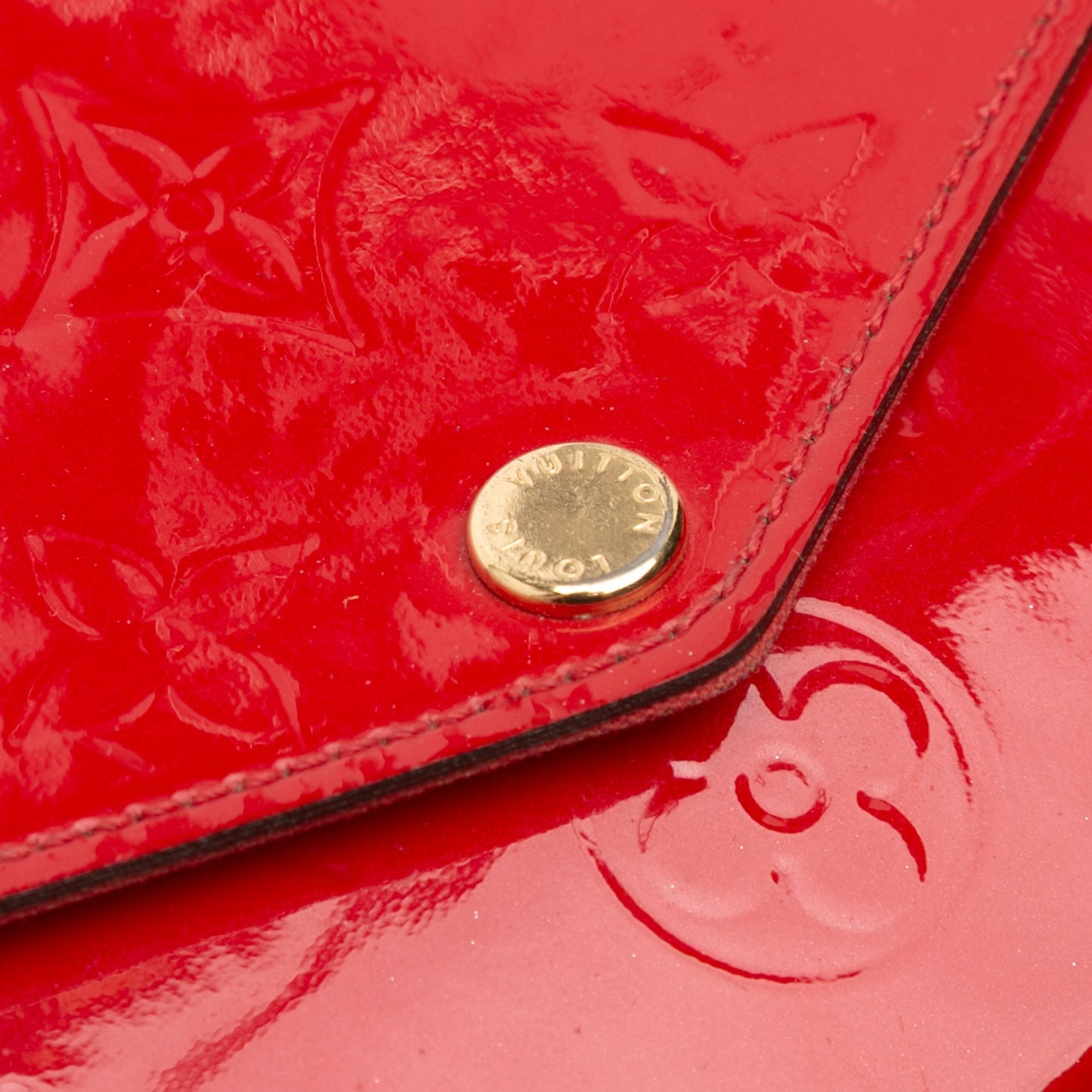 Louis Vuitton Pochette Félicie Monogram Vernis Rosso – 2016 - Etoilux