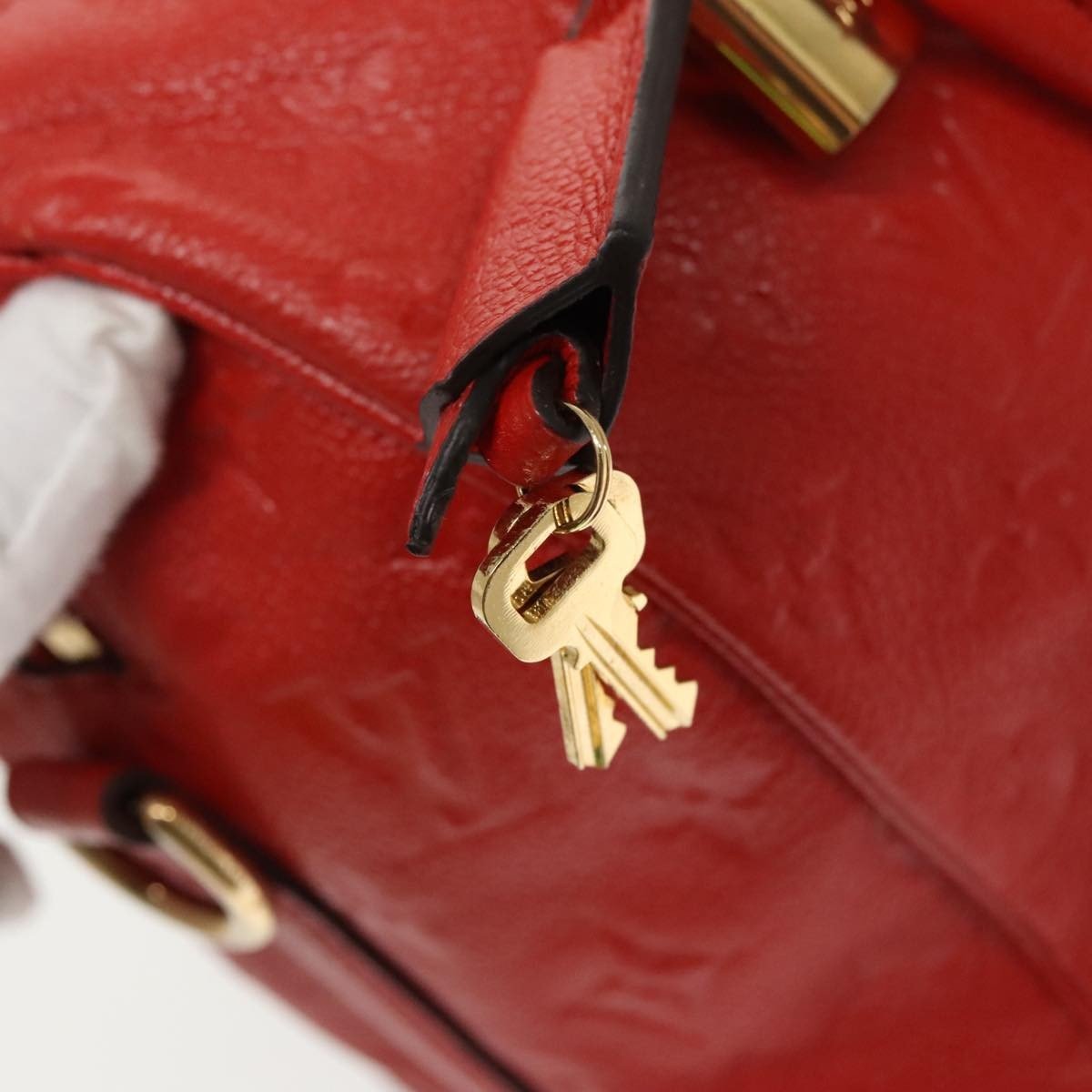 Louis Vuitton Speedy Bandoulière 25 Monogram Empreinte Giant – Red - Etoilux