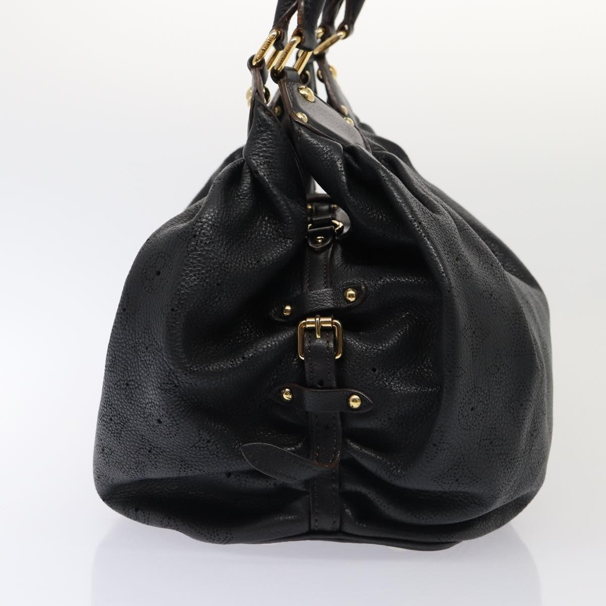 Louis Vuitton Mahina XL Hobo Pelle Perforata Nera — 2008 - Etoilux