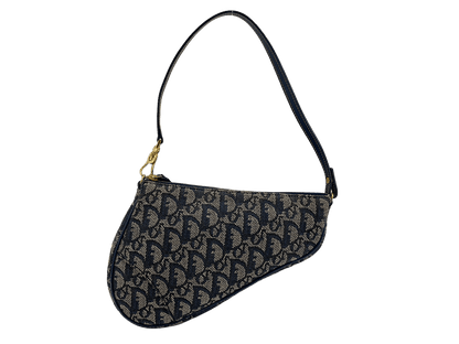 Dior Borsa in Tela Blu Navy - Etoilux