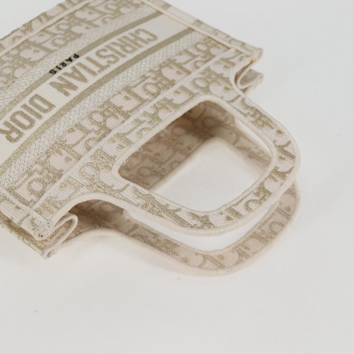 Christian Dior Book Tote Mini – Tela Trotter Beige – Made in Italy - Etoilux