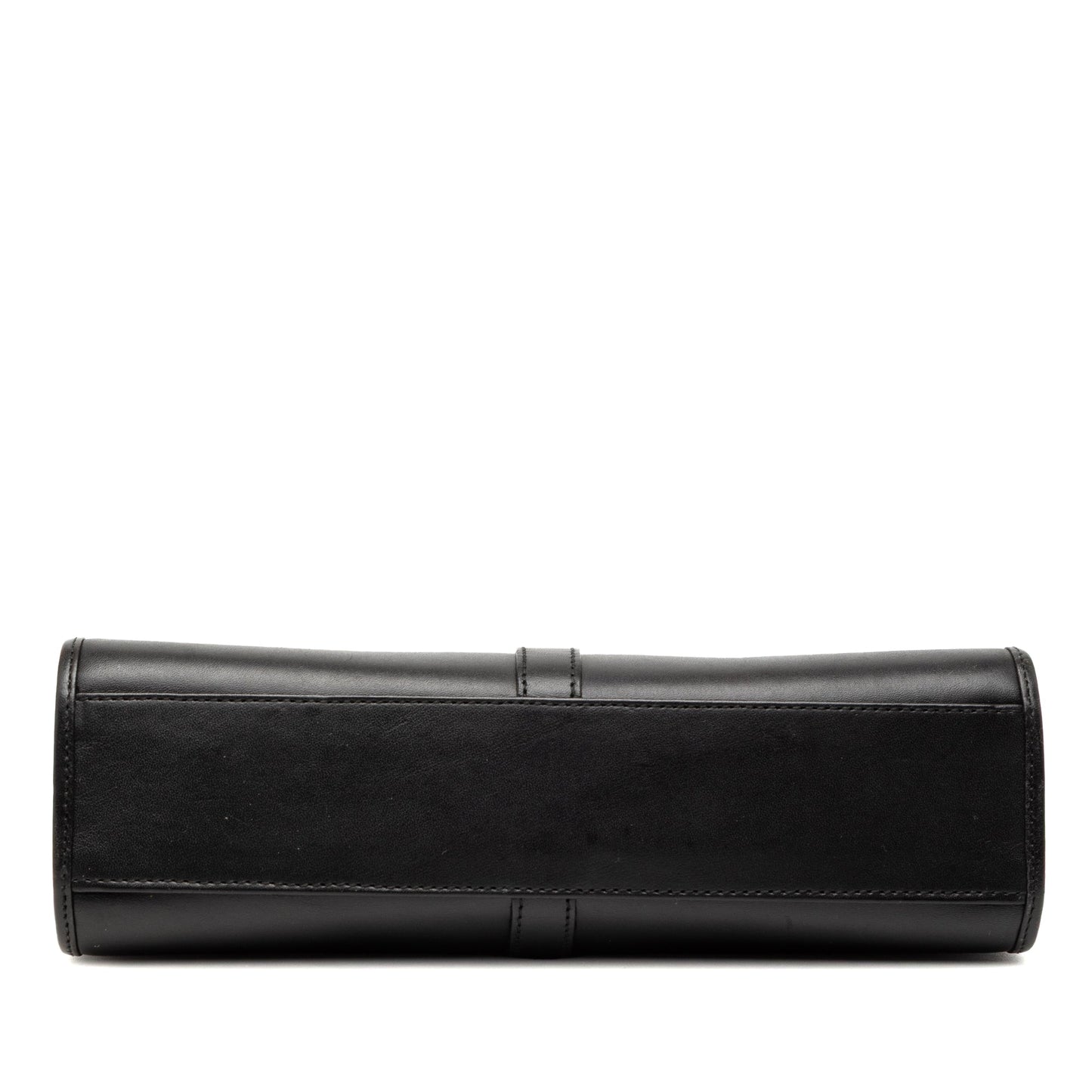 Gucci Jackie Tote in Pelle di Vitello Nera – Vintage – 25 cm - Etoilux