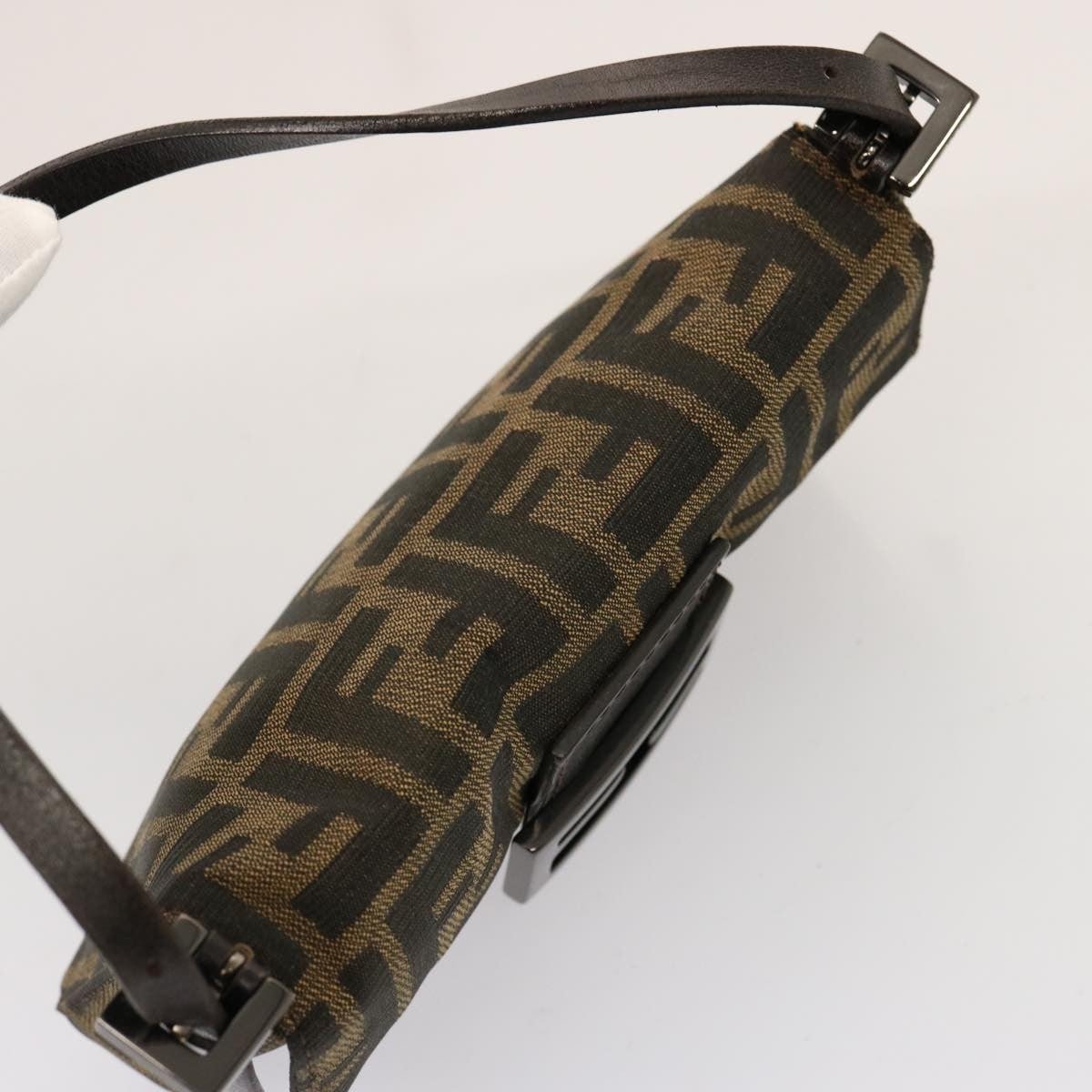 Fendi Baguette Mini Zucca Canvas e Pelle Nera – Made in Italy - Etoilux