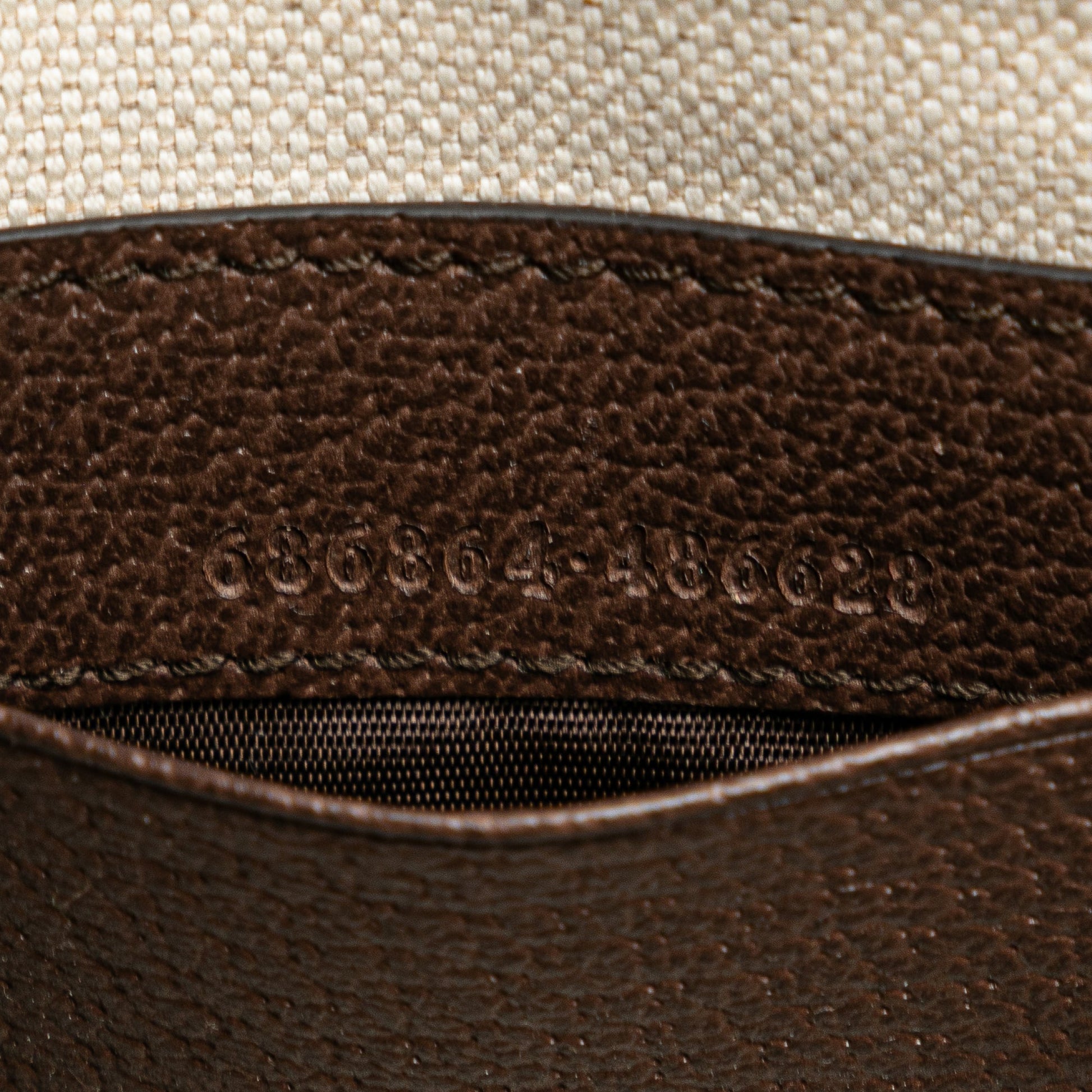Gucci – Mini Jumbo GG 1947 Bamboo – Canvas & Leather – Brown – 12×17×7 cm - Etoilux