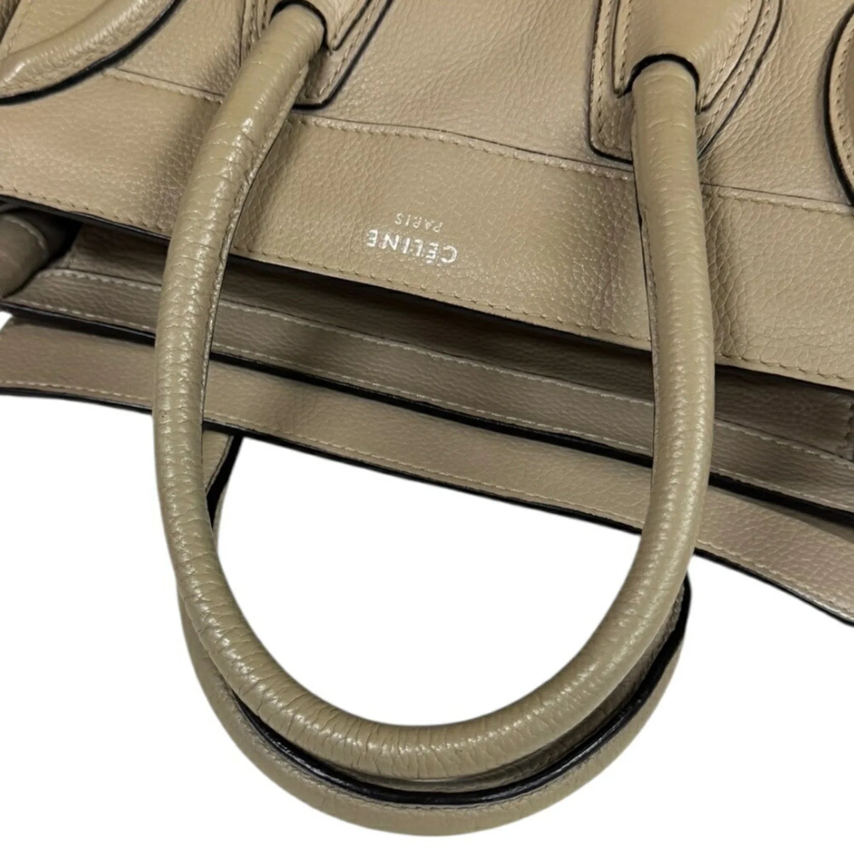 Céline Luggage Micro Tote – Pelle Beige - Etoilux