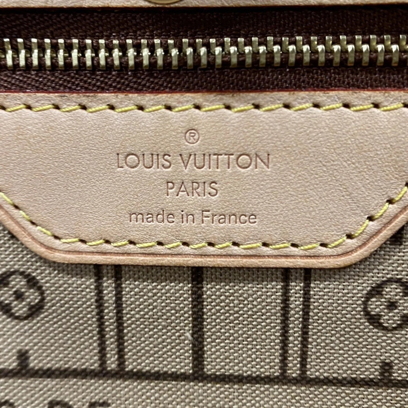 Louis Vuitton Borsa tote Louis Vuitton Monogram Neverfull GM M40157 marrone da donna - Etoilux