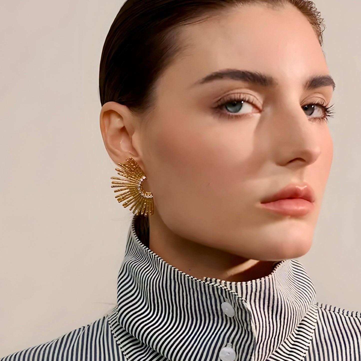 BEHI INDIGAMOND EARRINGS - Etoilux