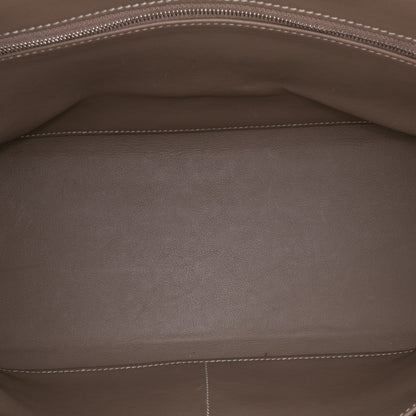 Hermès – Kelly II Retourne 35 in pelle Swift Etoupe - Etoilux