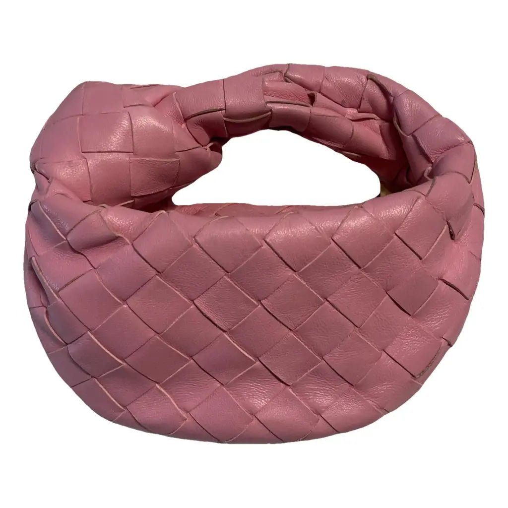 Bottega Veneta Mini Jodie in Pelle Intrecciata Rosa V088804025 - Etoilux
