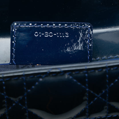 Christian Dior Lady Dior Medium Cannage Patent Leather – 2013 - Etoilux