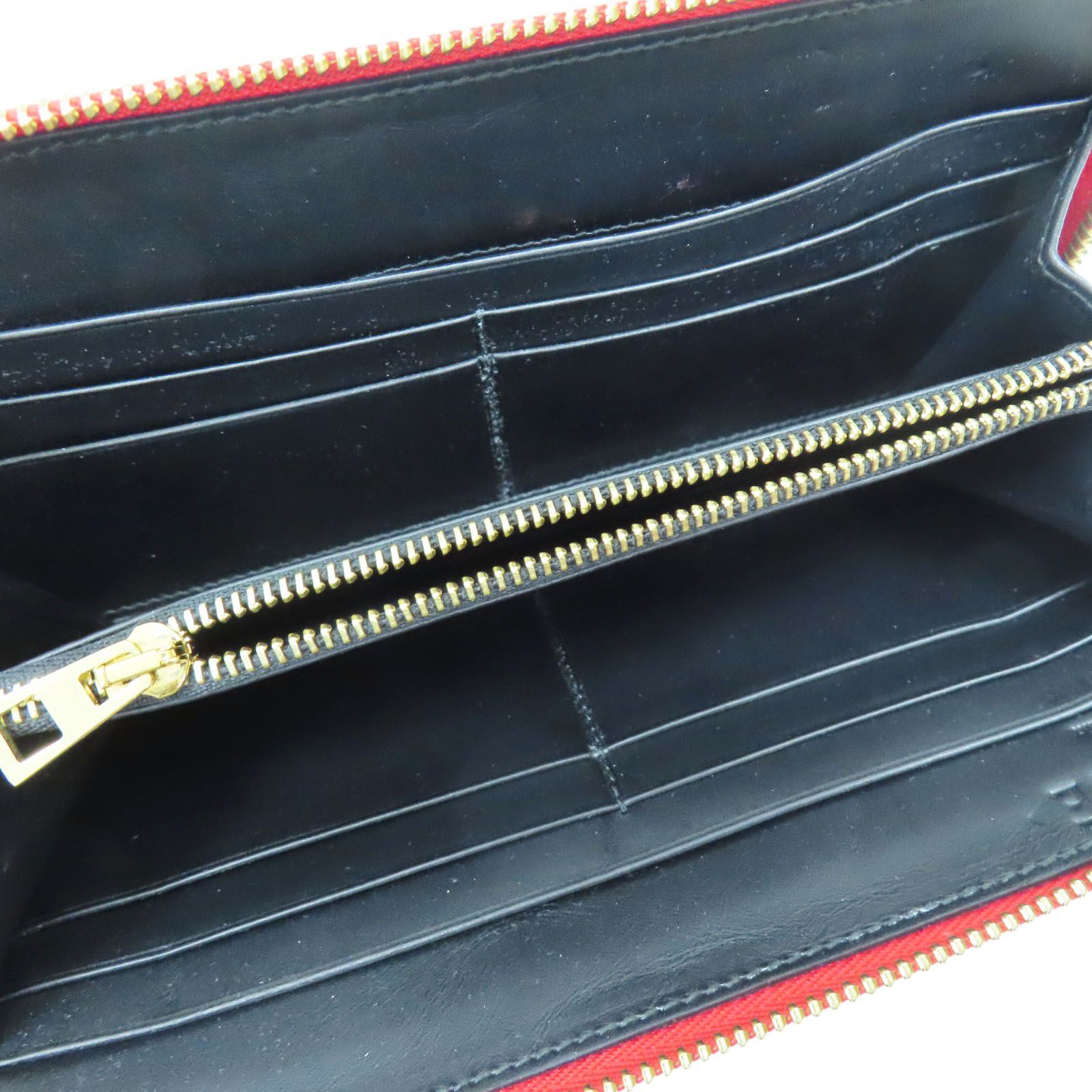 Loewe Puzzle Zip Around Wallet Vitello Liscio Rosso Scarlet - Etoilux