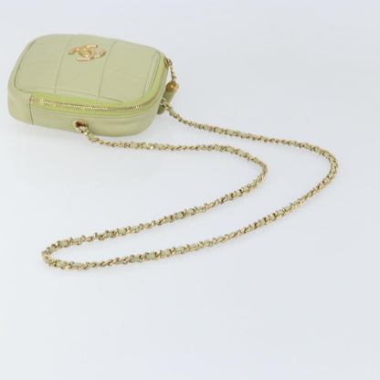 Chanel Diamond Mini Bag Pelle di Agnello Verde Menta – 18 cm - Etoilux