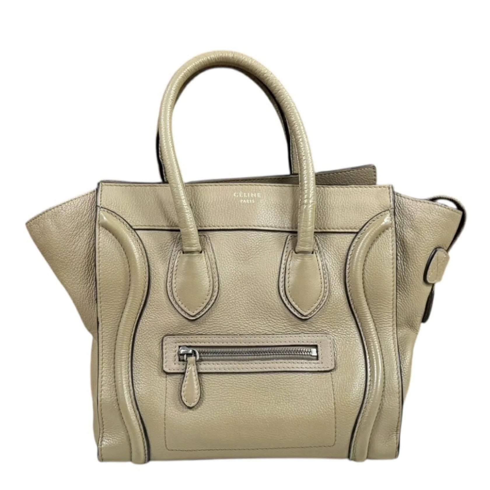 Céline Luggage Micro Tote – Pelle Beige - Etoilux