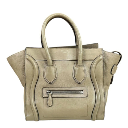 Céline Luggage Micro Tote – Pelle Beige - Etoilux