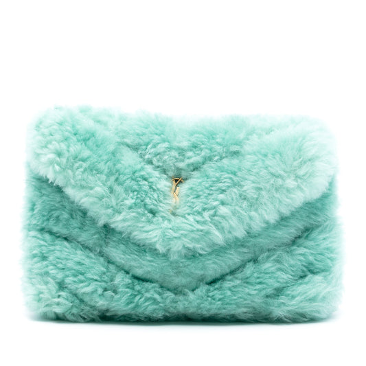 Saint Laurent – Pochette LouLou Imbottita in Montone Verde – 2021 - Etoilux