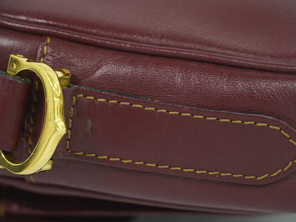 Cartier Must de Cartier Bordeaux in Pelle – Crossbody Vintage - Etoilux