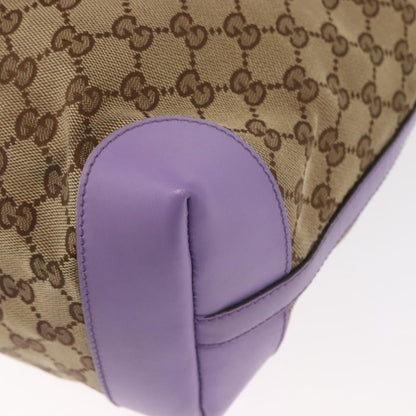 Gucci Craft Tote GG Canvas Beige/Lilla con Pochette – 33 cm - Etoilux