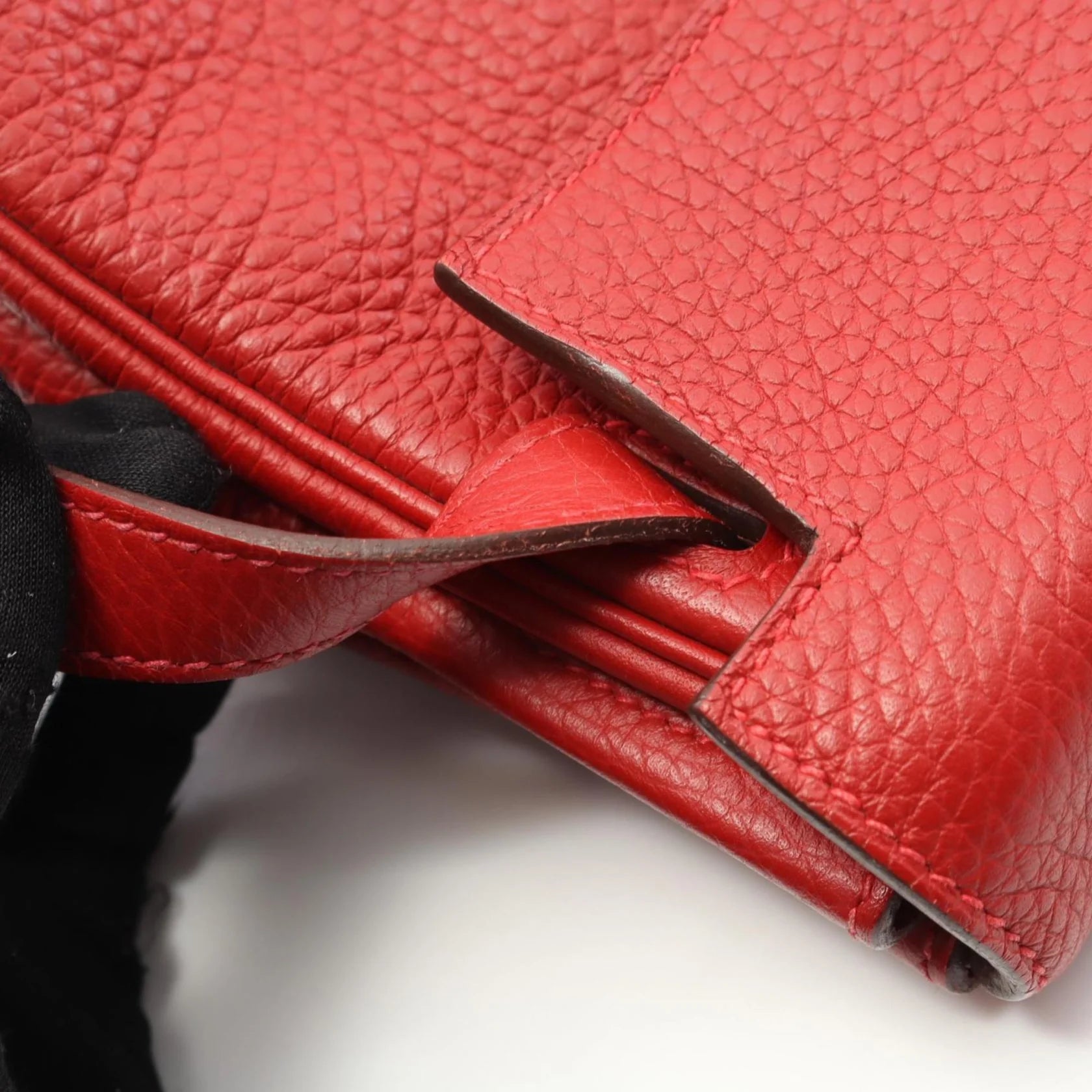 Hermès Kelly 35 in Pelle Taurillon Clémence Rosso – Palladio - Etoilux