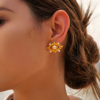 BEHI REBECCA stud EARRINGS - Etoilux