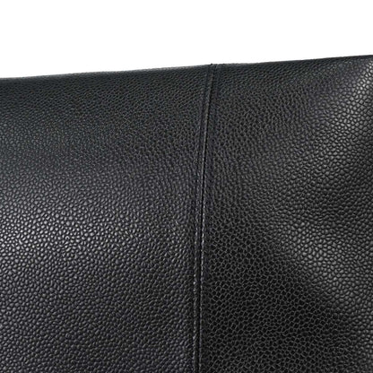 Chanel Mademoiselle Chain Shopping Bag Caviar Nero Hardware Argento – 28 cm - Etoilux