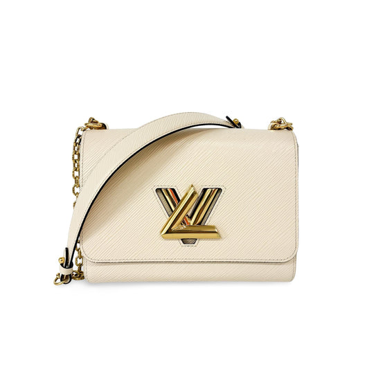 Louis Vuitton Twist MM pelle Epi Quartz chiusura LV dorata
