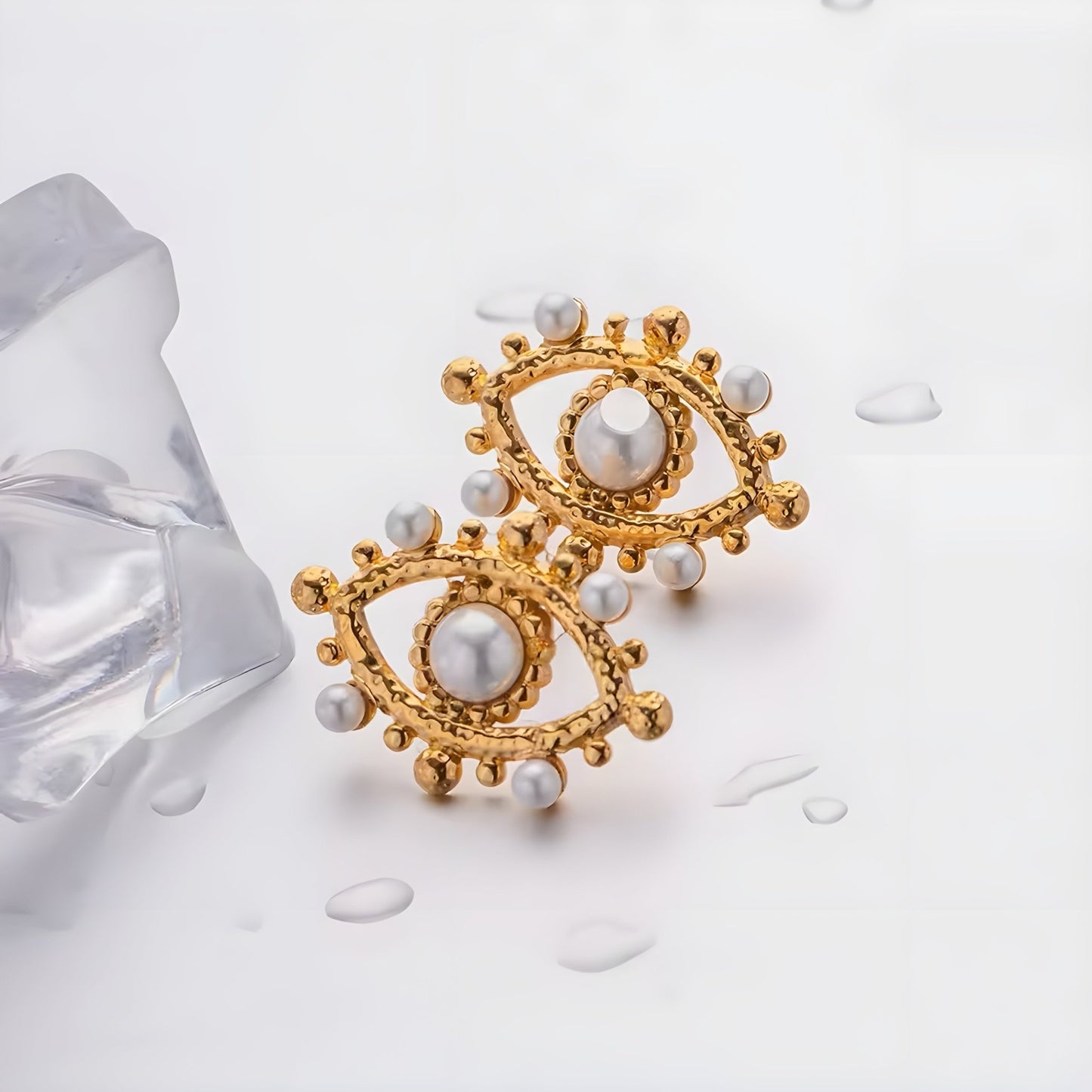 BEHI REBECCA stud EARRINGS - Etoilux