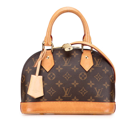Louis Vuitton Alma BB Monogram Canvas – Pelle Vacchetta – Size BB - Etoilux