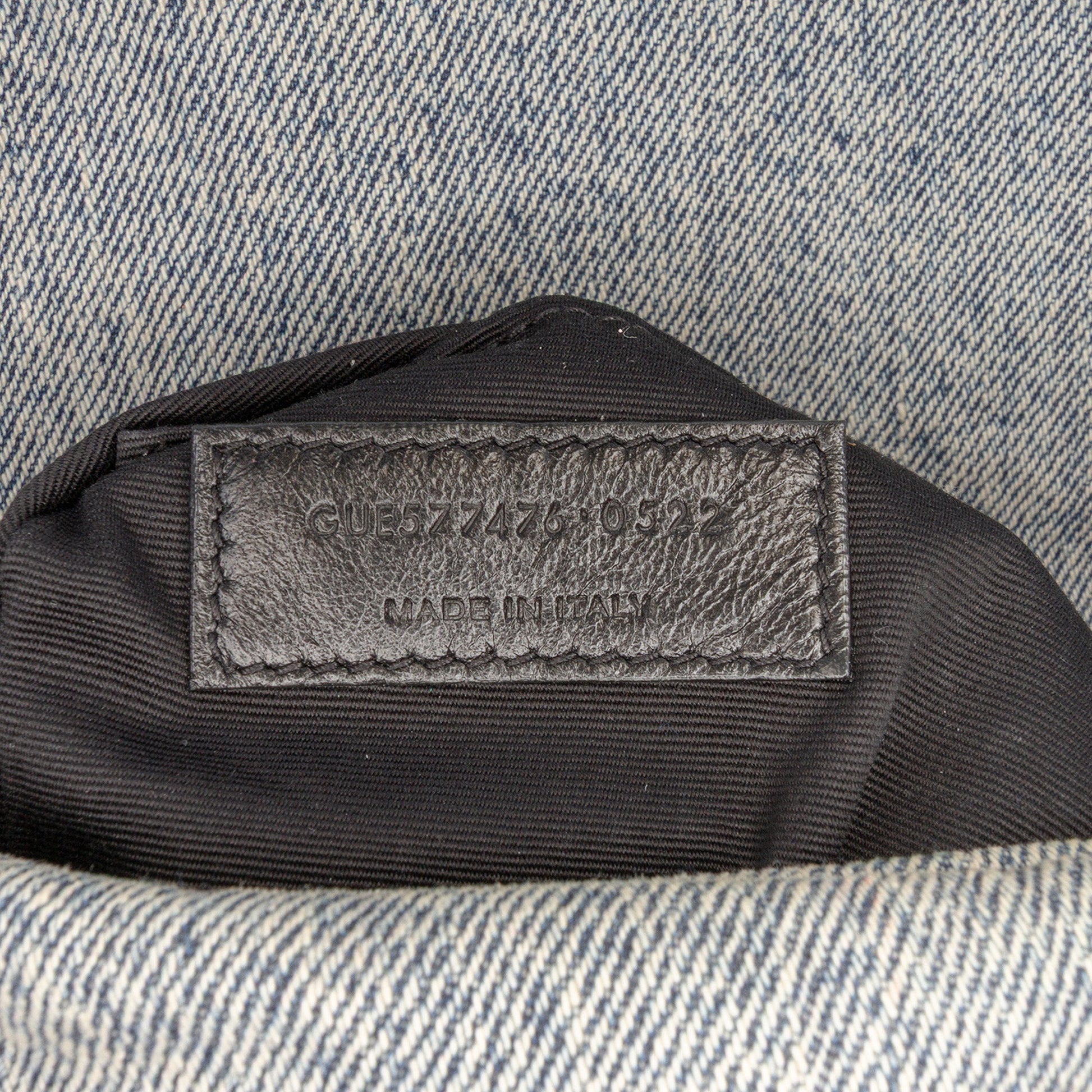 Saint Laurent LouLou Puffer Small in Denim Grigio – 2022 - Etoilux