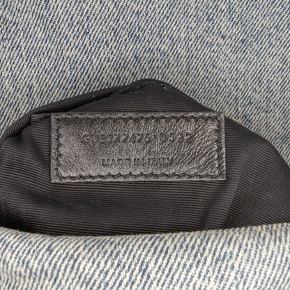 Saint Laurent LouLou Puffer Small in Denim Grigio – 2022 - Etoilux