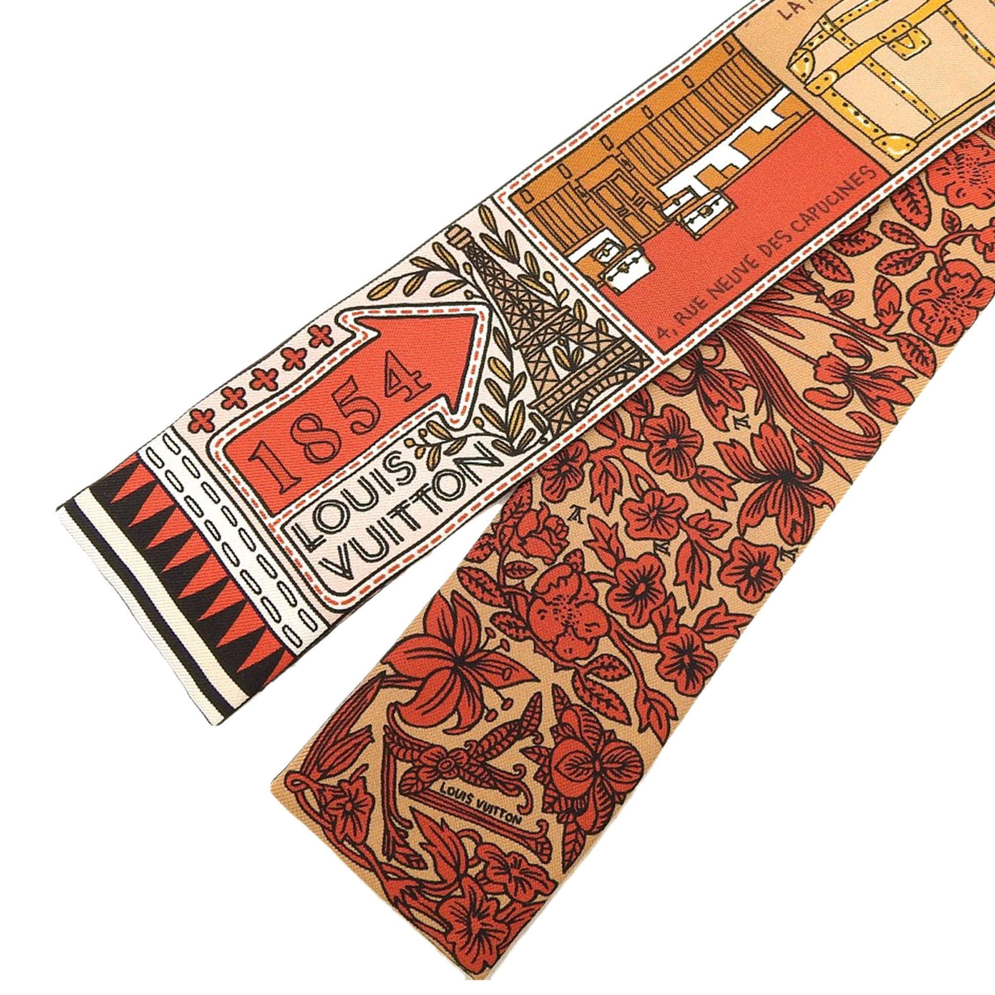 Louis Vuitton Bandeau "Jeu De Louis BB" – Seta 100% | Con Scatola Originale - Etoilux