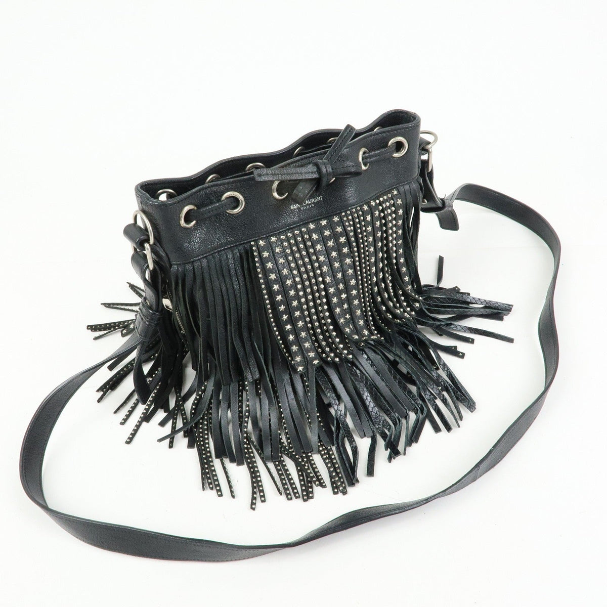 Saint Laurent Borsa con frange - Etoilux