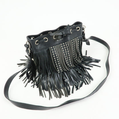 Saint Laurent Borsa con frange - Etoilux
