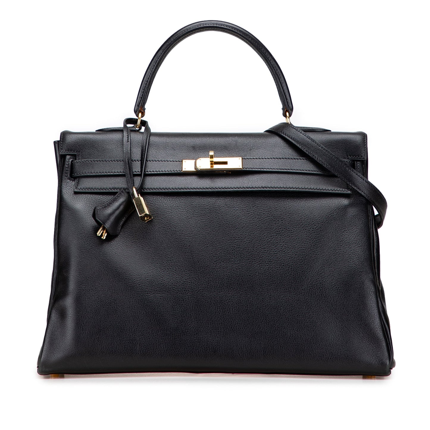 Hermès – Kelly Retourne 35 in Pelle Gulliver Noir (1997) - Etoilux