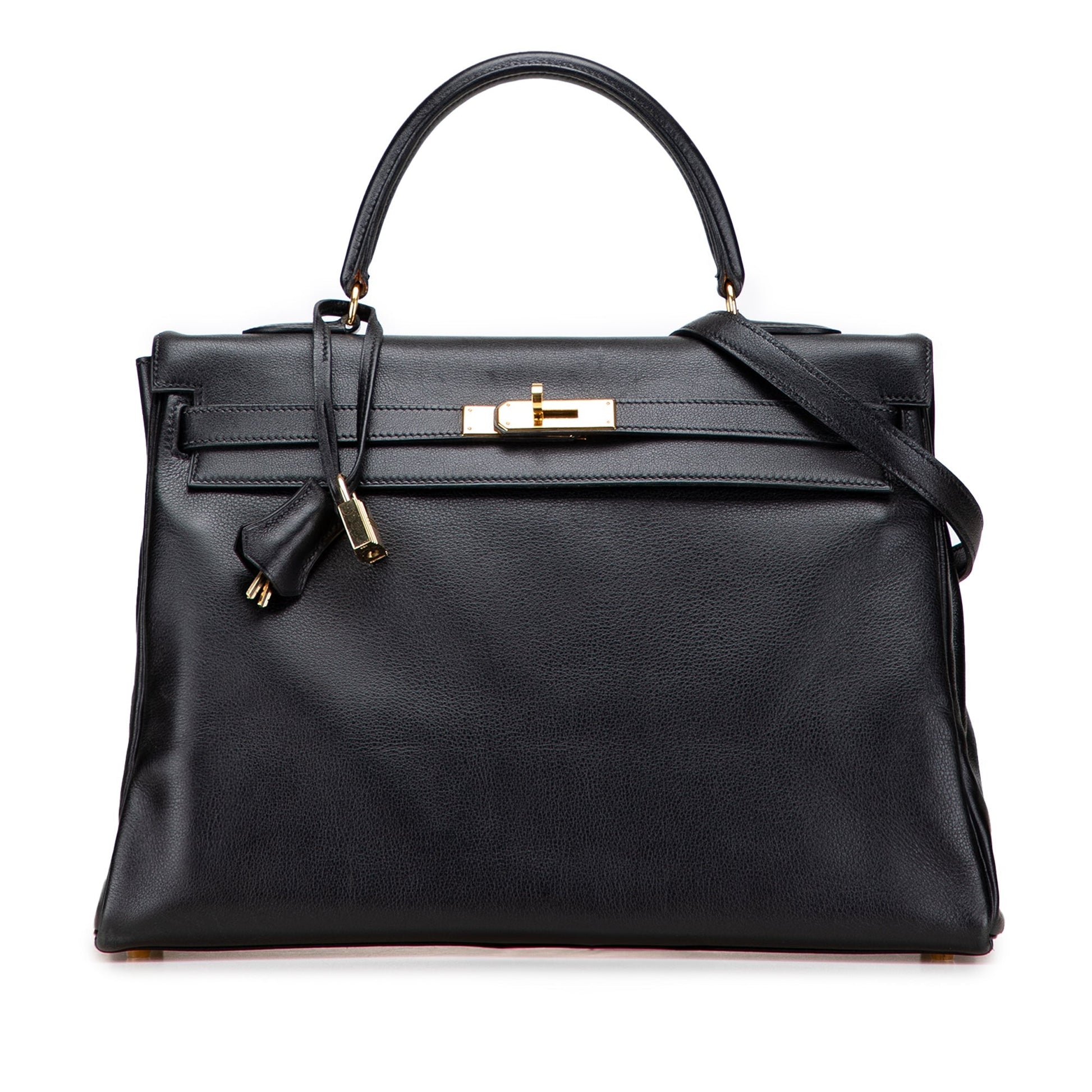 Hermès – Kelly Retourne 35 in Pelle Gulliver Noir (1997) - Etoilux