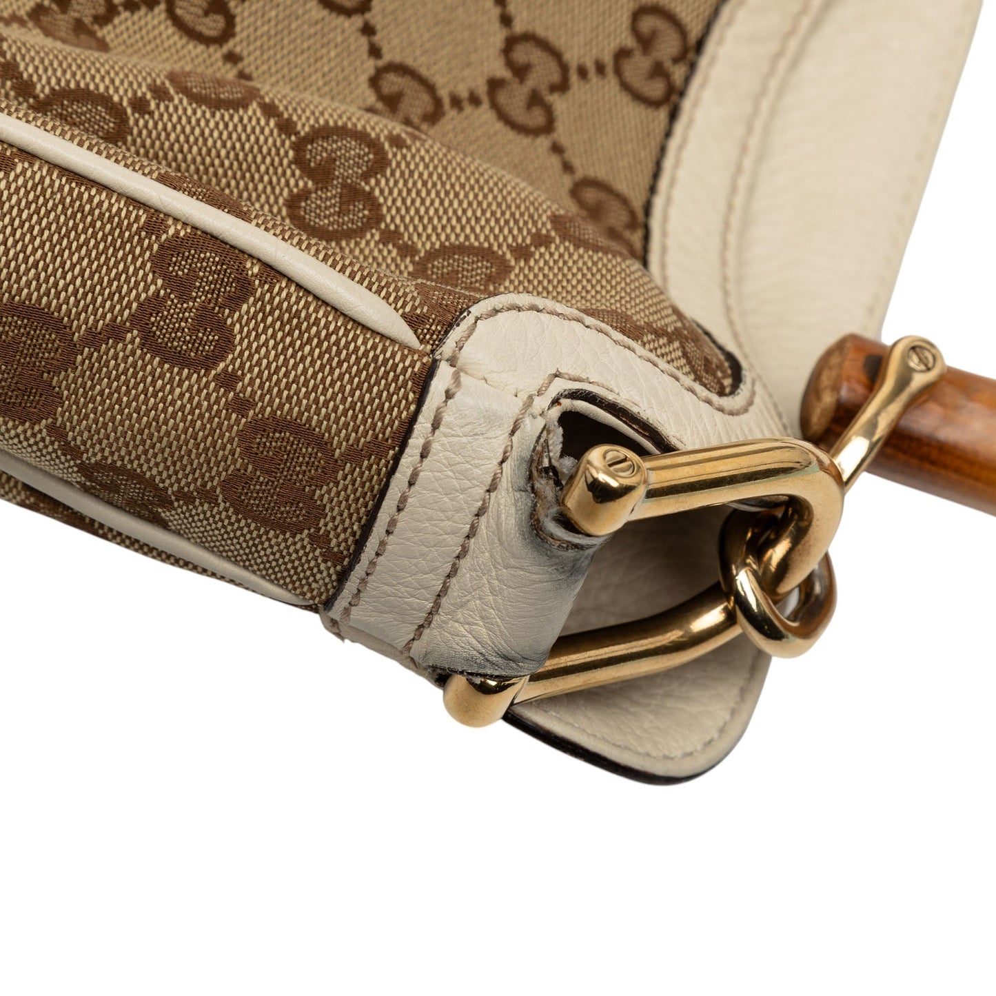 Gucci Diana GG Canvas & Pelle Avorio – Bamboo Handle – Large - Etoilux