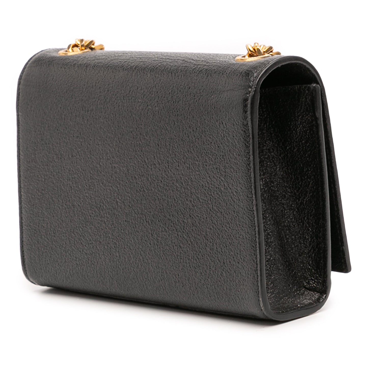 Saint Laurent Kate – Pelle nera con catena dorata (2016) - Etoilux