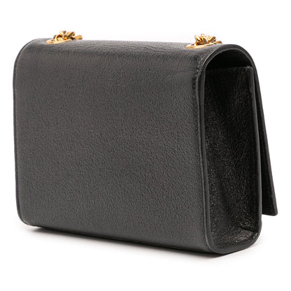 Saint Laurent Kate – Pelle nera con catena dorata (2016) - Etoilux