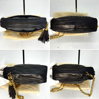 Chanel Mademoiselle Camera Bag – Agnello con logo CC - Etoilux