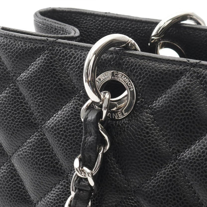 Chanel Grand Shopping Tote (GST) – Pelle Caviar Nera e Hardware Argento - Etoilux