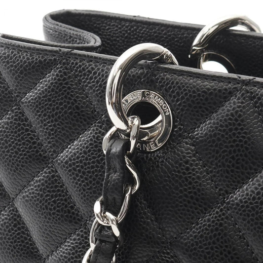 Chanel Grand Shopping Tote (GST) – Pelle Caviar Nera e Hardware Argento - Etoilux